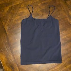 Banana Republic black stretchy tank w/bralet